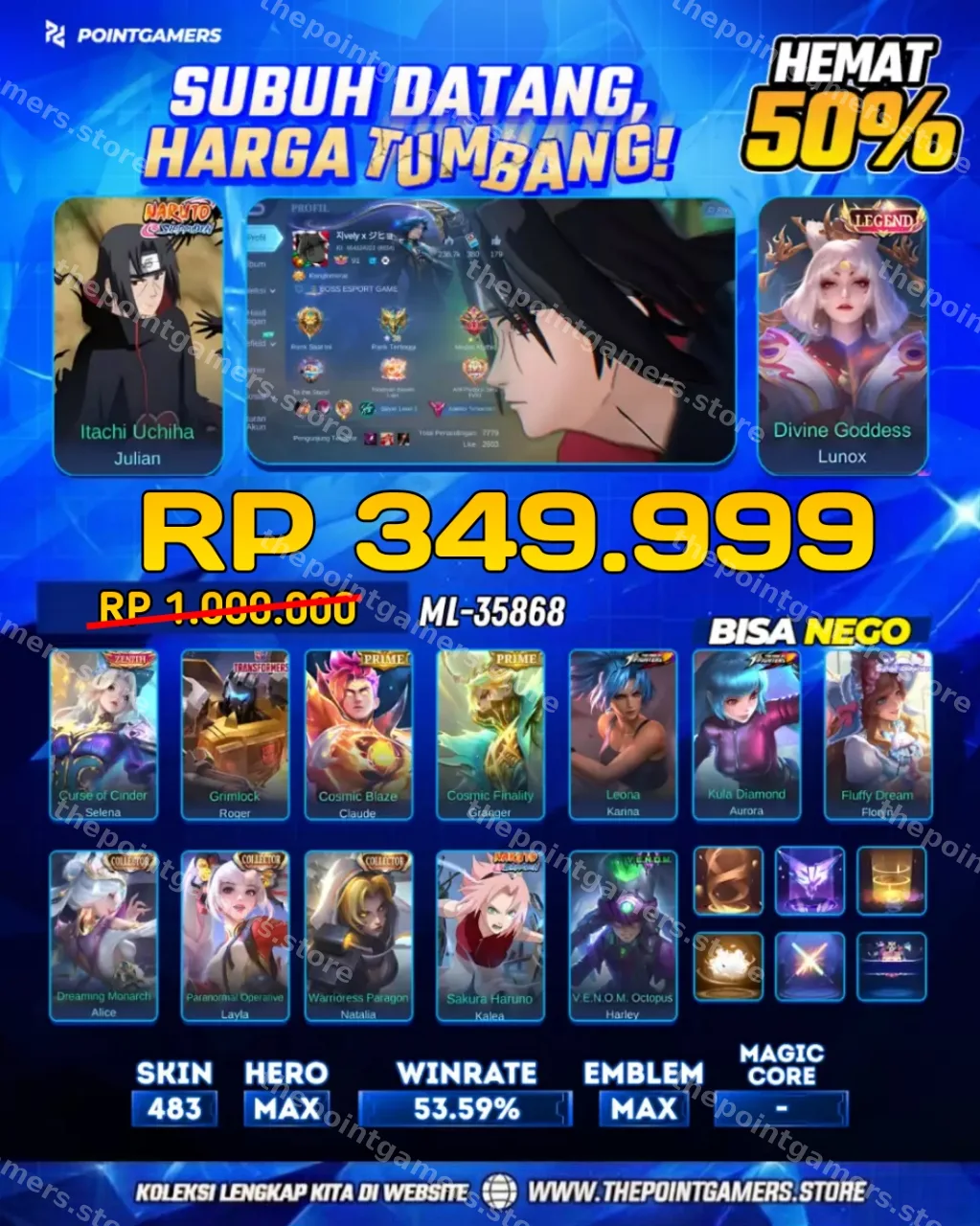 ML-35868 - "LUNOX LEGEND, JULIAN ITACHI"
