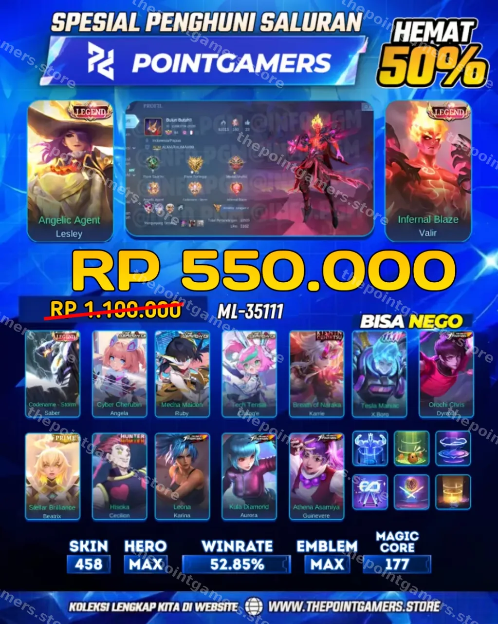 LESLEY LEGEND, VALIR LEGEND 1