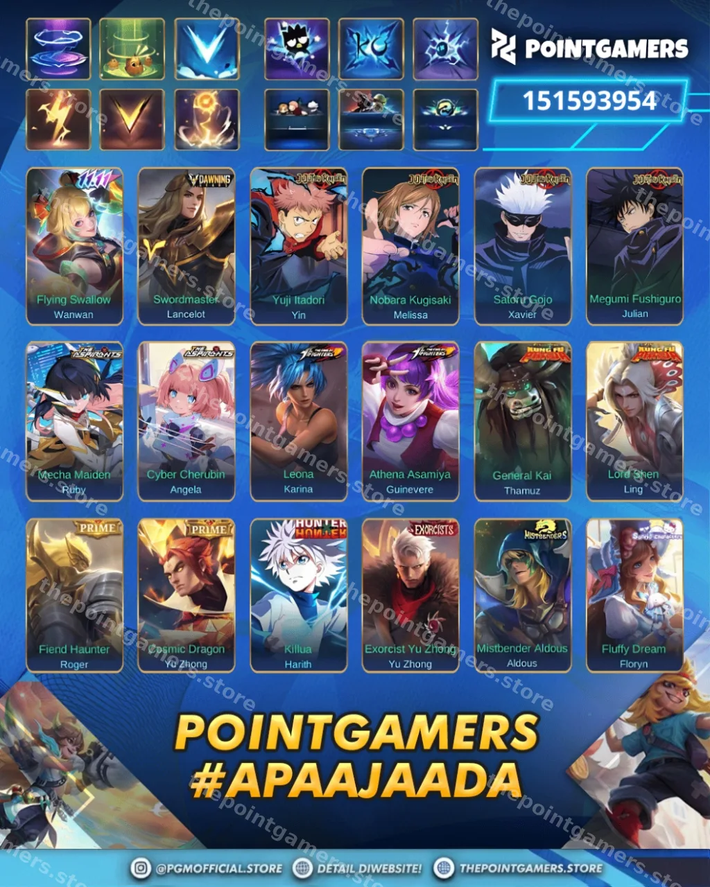 PROMO FRANCO LEGEND, ALUCARD LEGEND 2