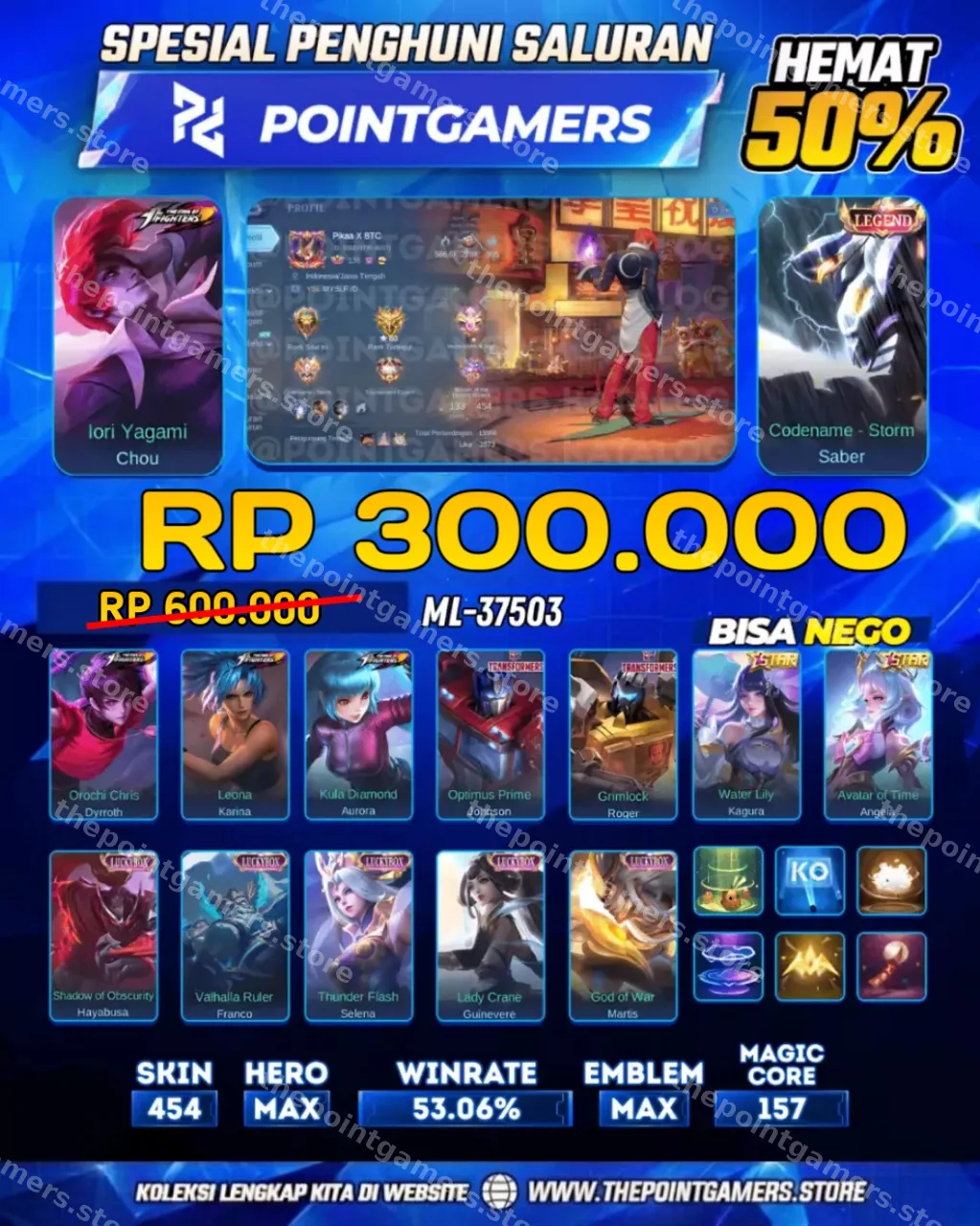 ML-37503 - CHOU KOF, SABER LEGEND