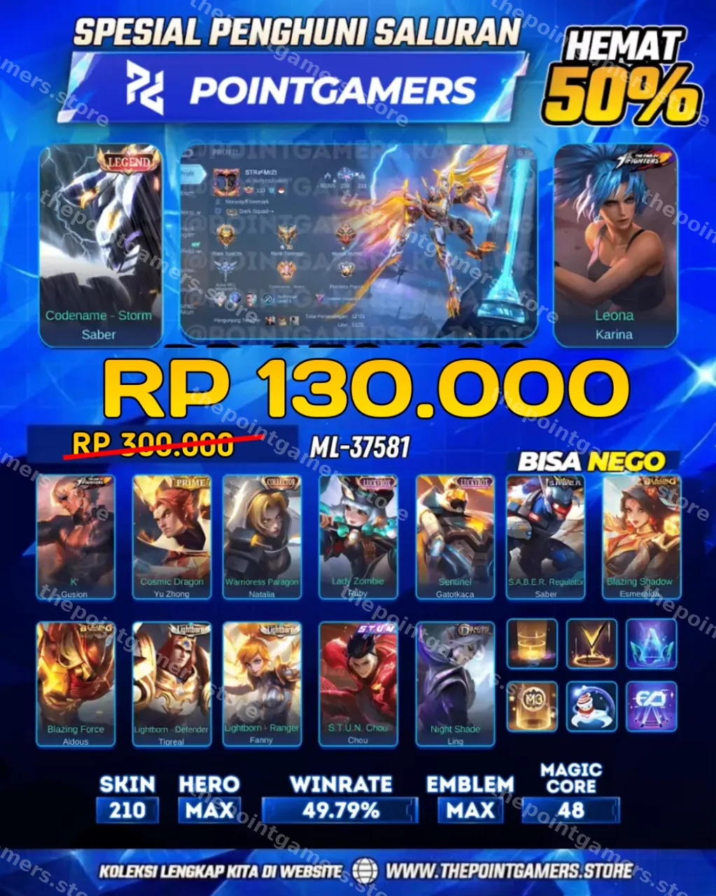 SABER LEGEND, GUSION KOF 1