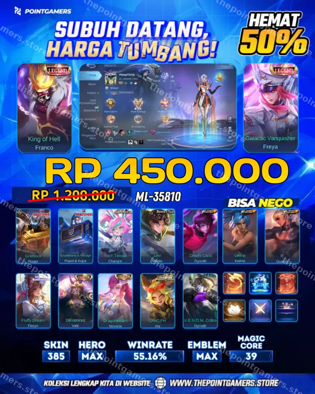 ML-35810 -  "FRANCO LEGEND, FREYA LEGEND"