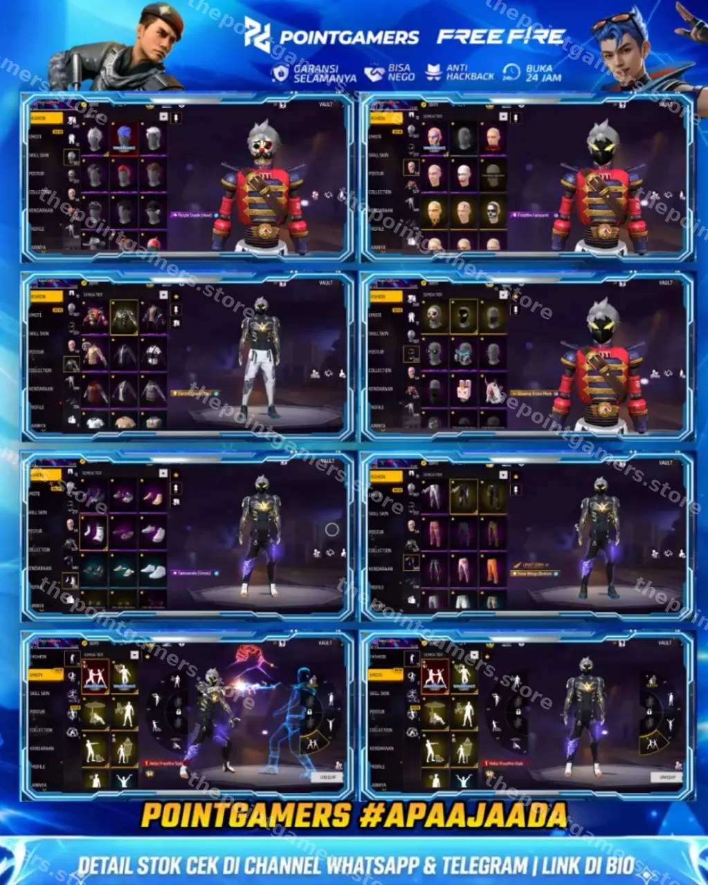 EVO : ADA 2, MAX 1, SG2 : 3 RADA UNGU MAMBA BUNNY 2