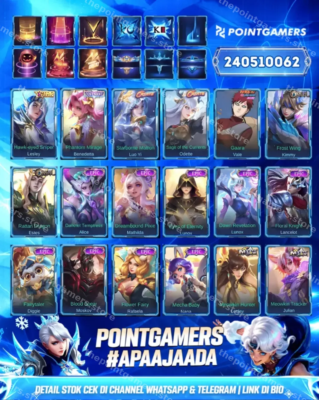LUNOX LEGEND, WANWAN 11.11 2