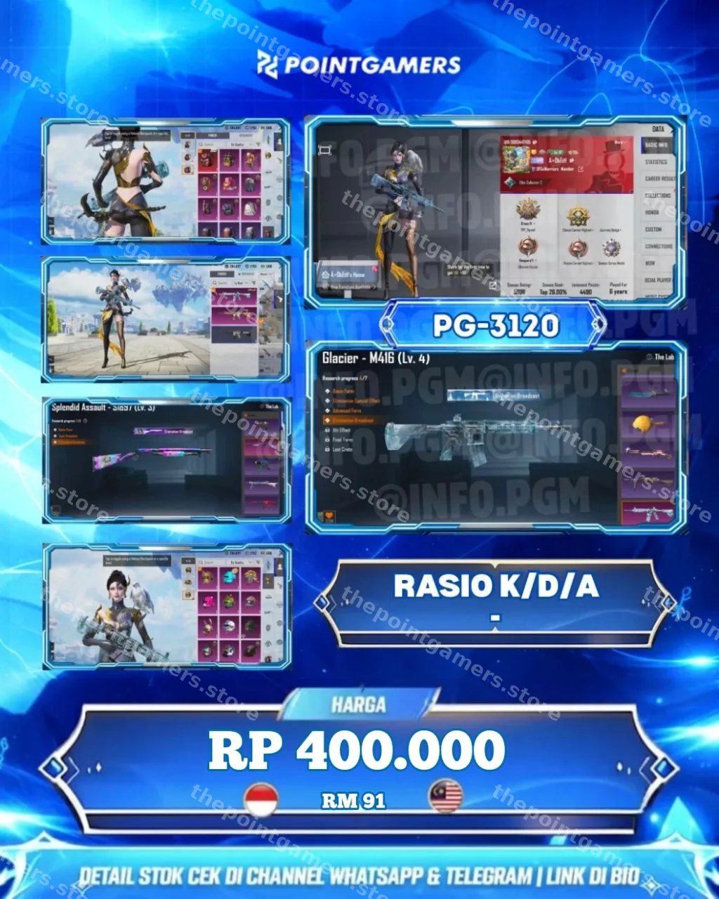 M4 GLACIER LV 4 - 9 MATERIAL KECIL LAGI UP GLACIER LV 5 1