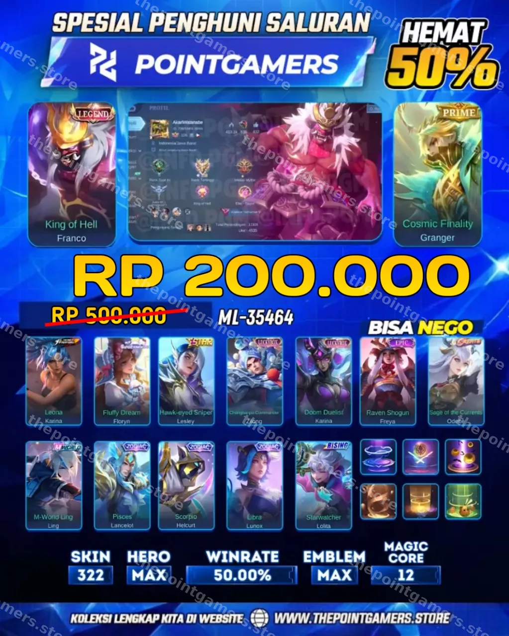 ML-35464 - FRANCO LEGEND, GRANGER PRIME