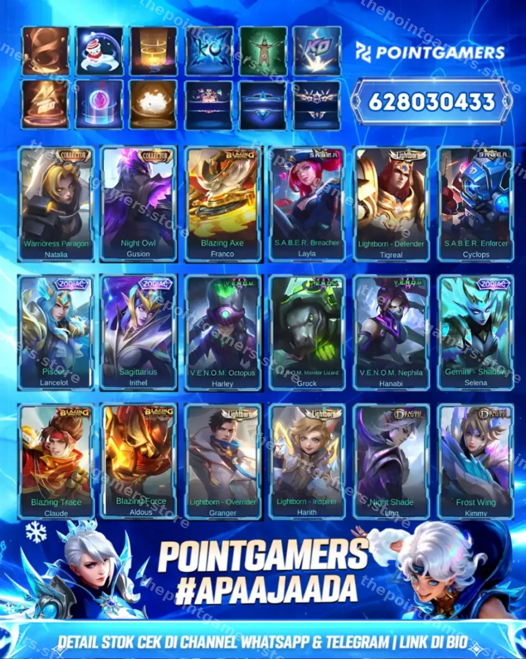 MIYA LEGEND, GUSION LEGEND 2
