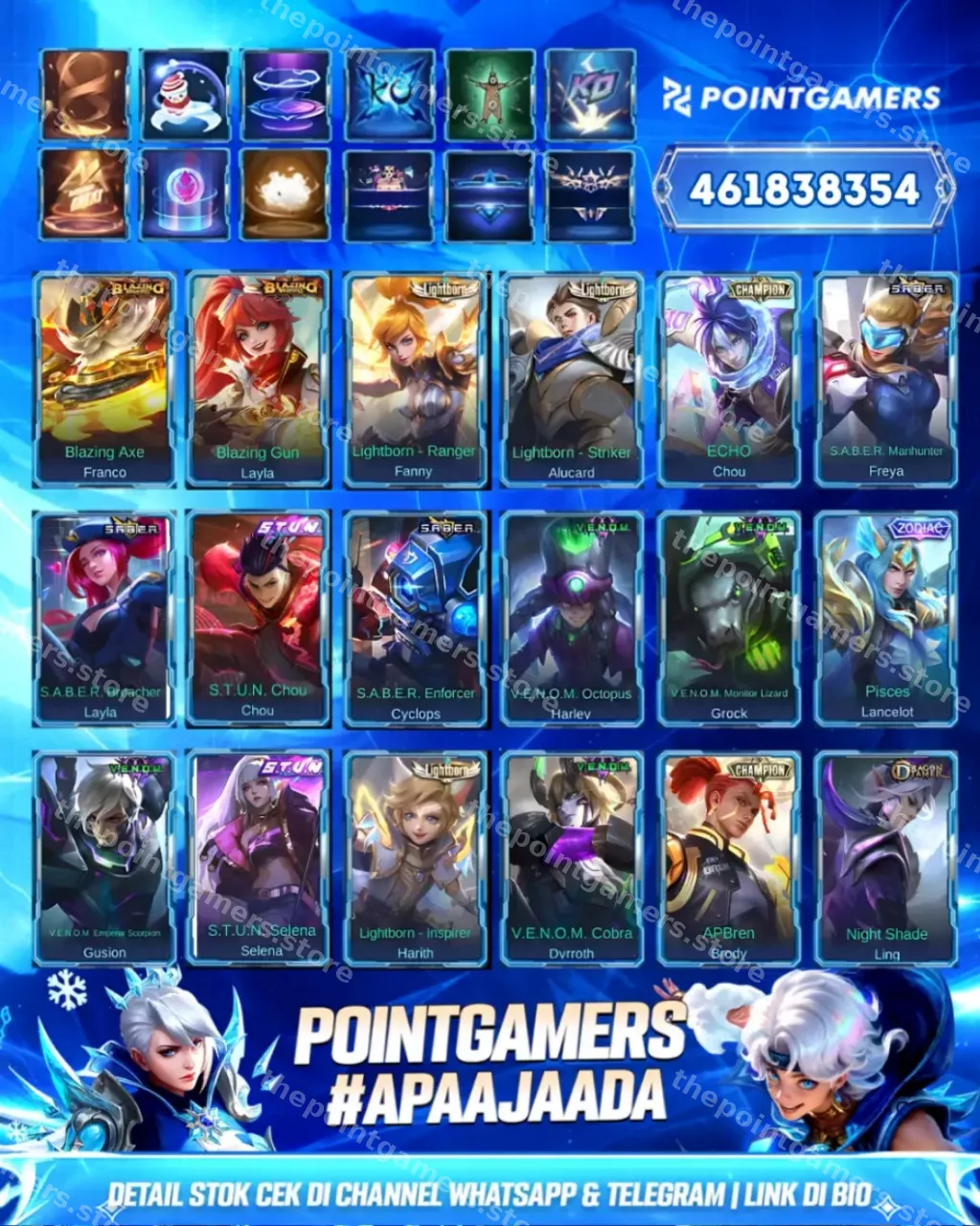 LESLEY LEGEND, GUSION LEGEND 3