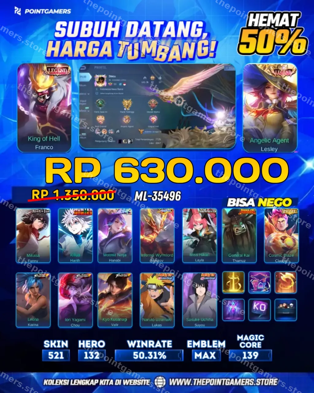 FRANCO LEGEND, LESLEY LEGEND 1