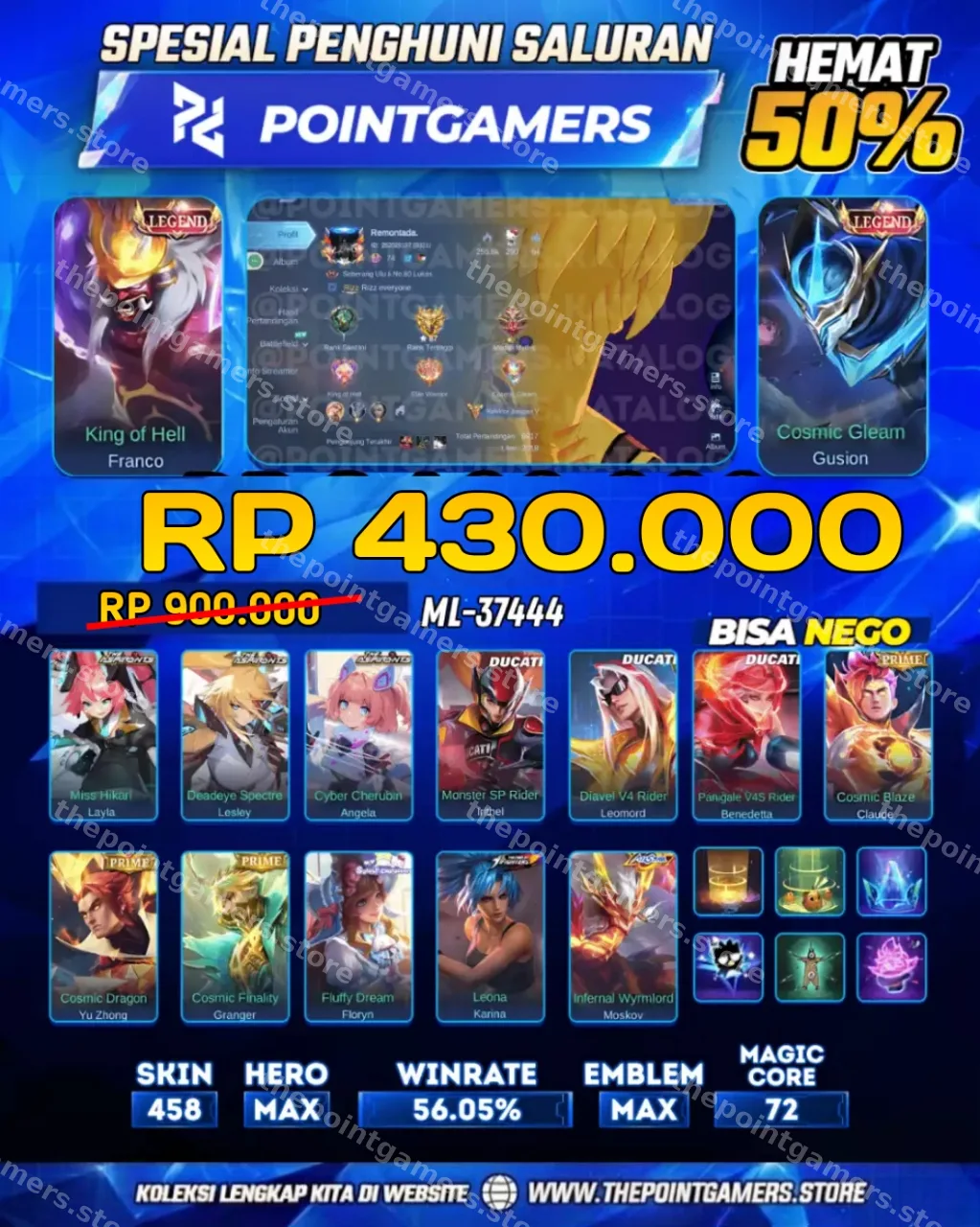 ML-37444 - FRANCO LEGEND, GUSION LEGEND