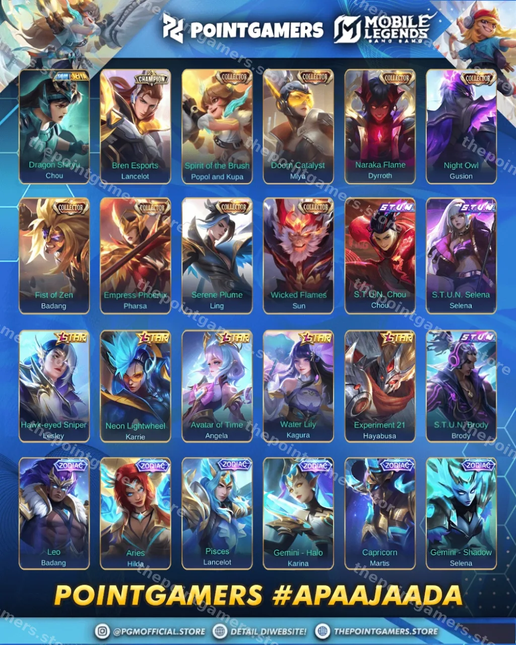 PROMO FRANCO LEGEND, ALUCARD LEGEND 3
